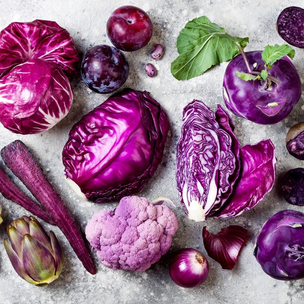 Verdure invernali: radicchio, cavolfiore, barbabietola e altre